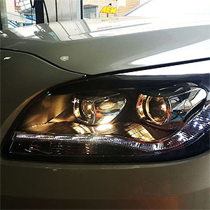 [ Malibu auto parts ] Dual engel Eye LED ProJection Head Lamp/ Audi A8 Style  Made in Korea